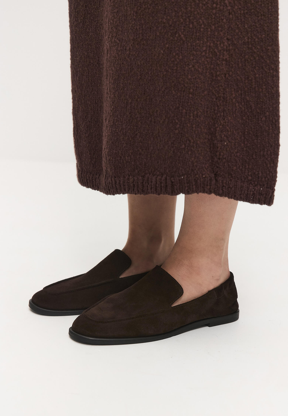 Лоферы // Taya // Chocolate // Suede