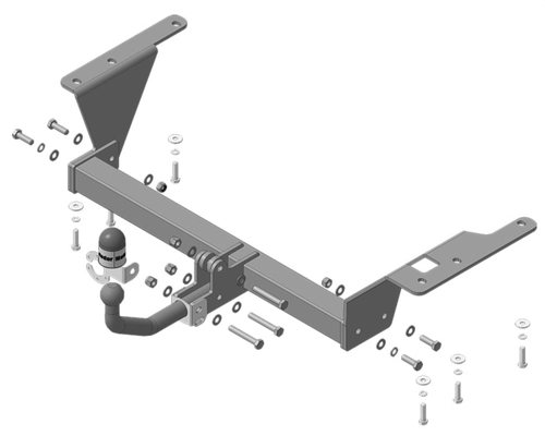 Фаркоп Motodor Honda CR-V 2006-2012 (оцинк. Шар) арт.90805-A