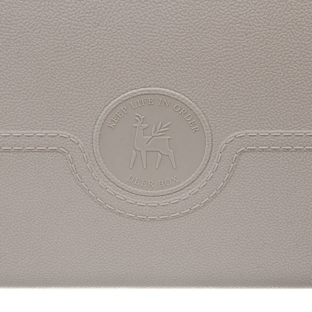 Корзина - органайзер для хранения с крышкой «ОКСФОРД», цвет серый, 35*27*20,8см (лейбл Селфи)