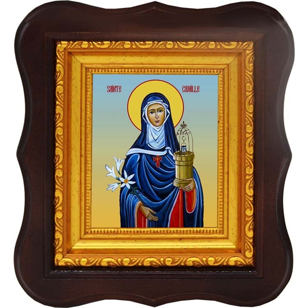 Святая Камилла. Икона на холсте.