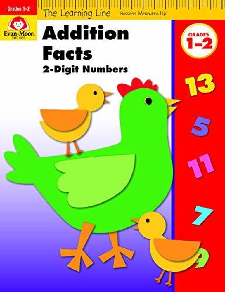 Learning Line Workbook: Addition Facts, Grades 1-2