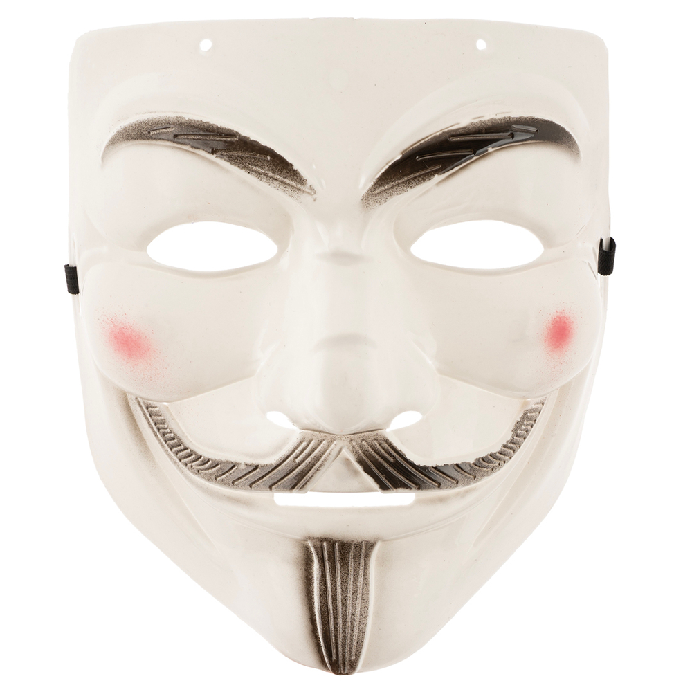 Карнавальная маска, Аноним, Белый, 20*17 см