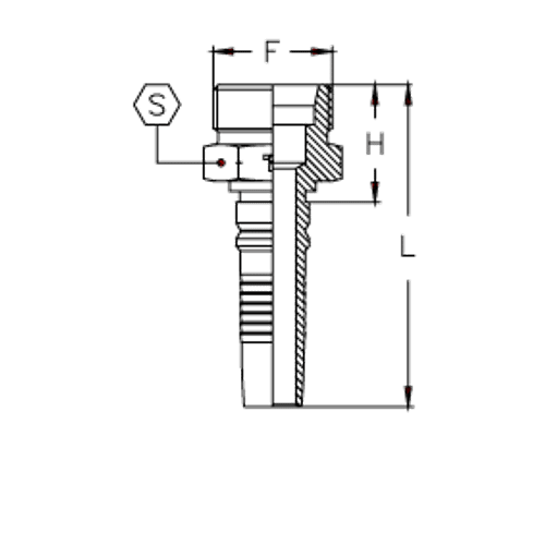 Фитинг DN 38 DKO-S (Ш) 52x2 38 Interlock