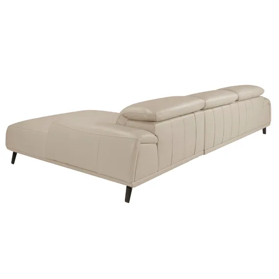 Угловой диван Angel Cerda KF112-R, серая кожа