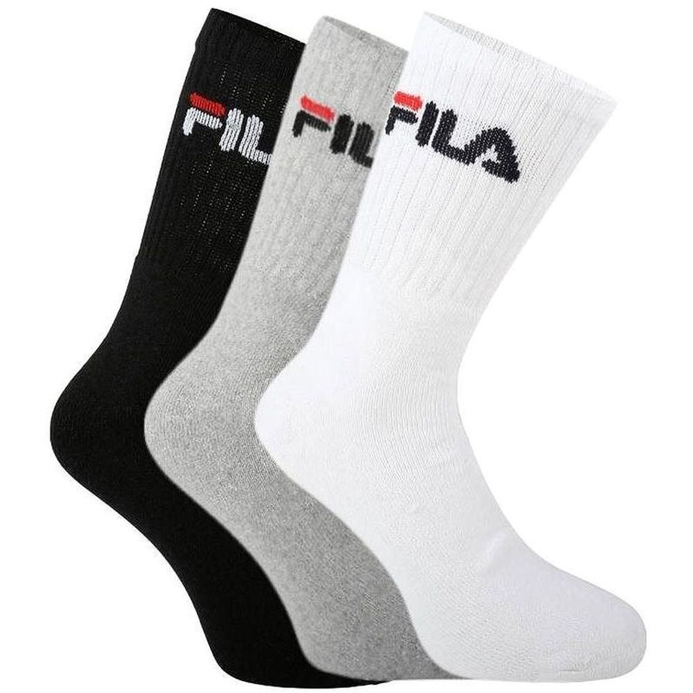 Носки теннисные Fila теннис Socks 3P - classic/black/grey/white