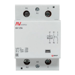 Контактор модульный EKF km-av-3-125-11-230V