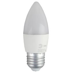 Лампа светодиодная ЭРА RED LINE ECO LED B35-8W-827-E27 8Вт свеча теплый белый свет Е27 | Лампы cветодиодные Свеча (B/C)