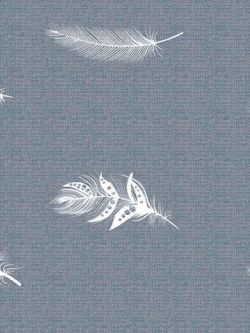 Постельное белье бязь Сказка "Перья" 1,5-спальный на молнии Наволочка 50х70 см 1 шт Простынь 150х205 см Пододеяльник 145х205 см