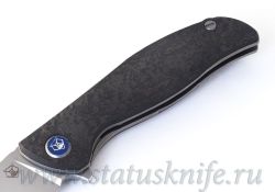 Нож Широгоров F3 NS M390 Ф3 Bronze CF 3D подшипникифотография - 5