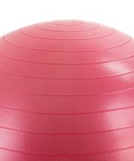 БЕЗ УПАКОВКИ Фитбол STARFIT GB-111 антивзрыв, 900 гр, малиновый, 55 см