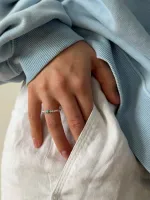 Кольцо Basic Mini Blue