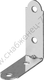 ЗУБР УМ-1.5 50х50х17 х 1.2 мм, белый цинк, узкий мебельный уголок (31032-50)