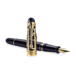 Перьевая ручка Aurora Venezia, black GT, в подарочной коробке