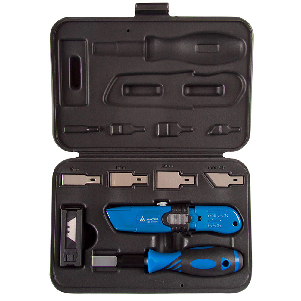 МАСТАК (107-03027C) Набор для срезания полиуретана, кейс, 27 предметов