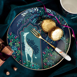 Portmeirion Sara Miller Индия 20 см десертная тарелка Girafe