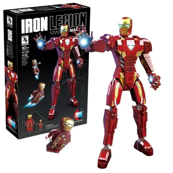 Конструктор Супер герои Марвел " IRON MAN : Костюм железного человека " , 446 дет.