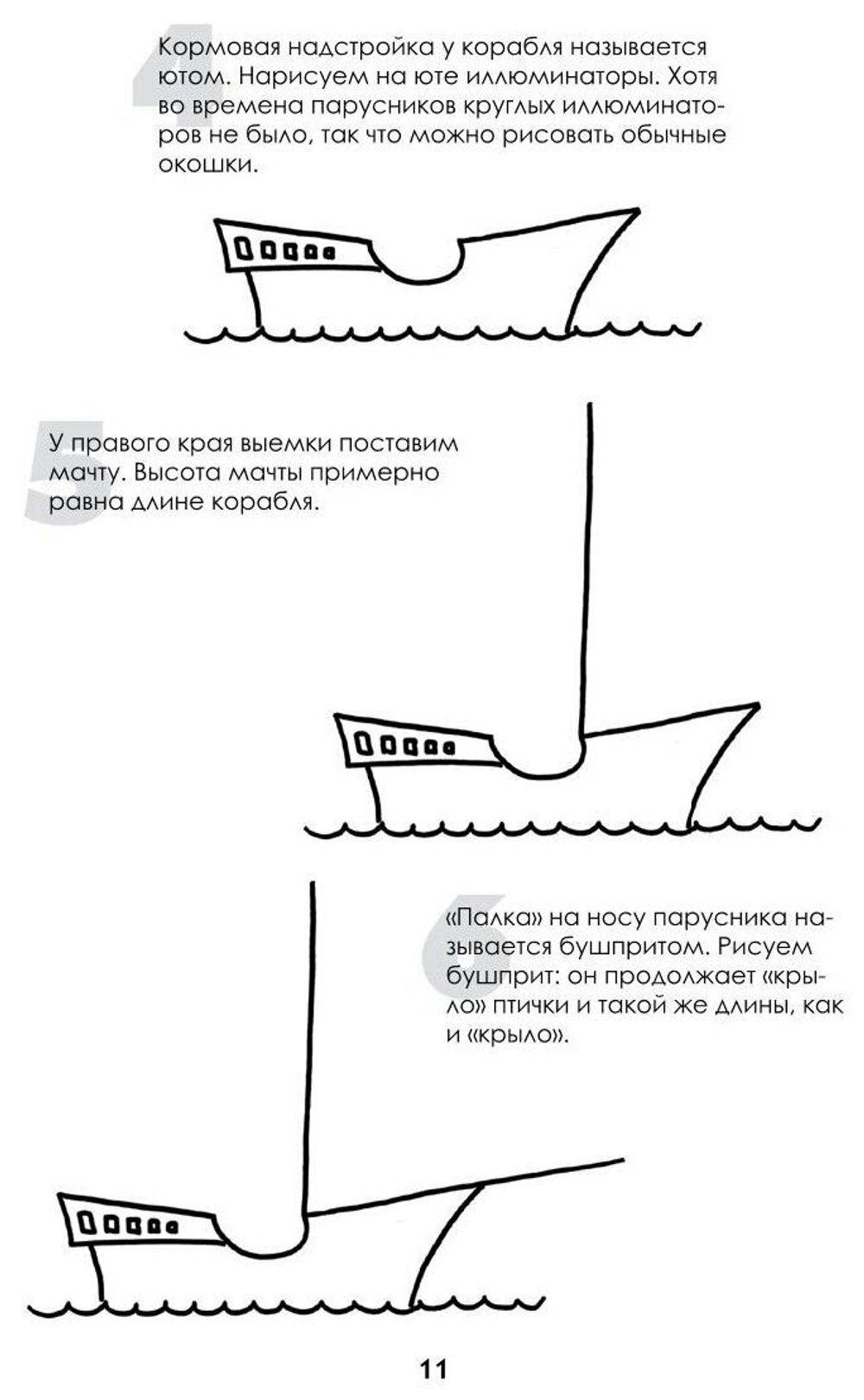 Рисуем корабли, паровозы, ракеты. Пошаговый мастер-класс