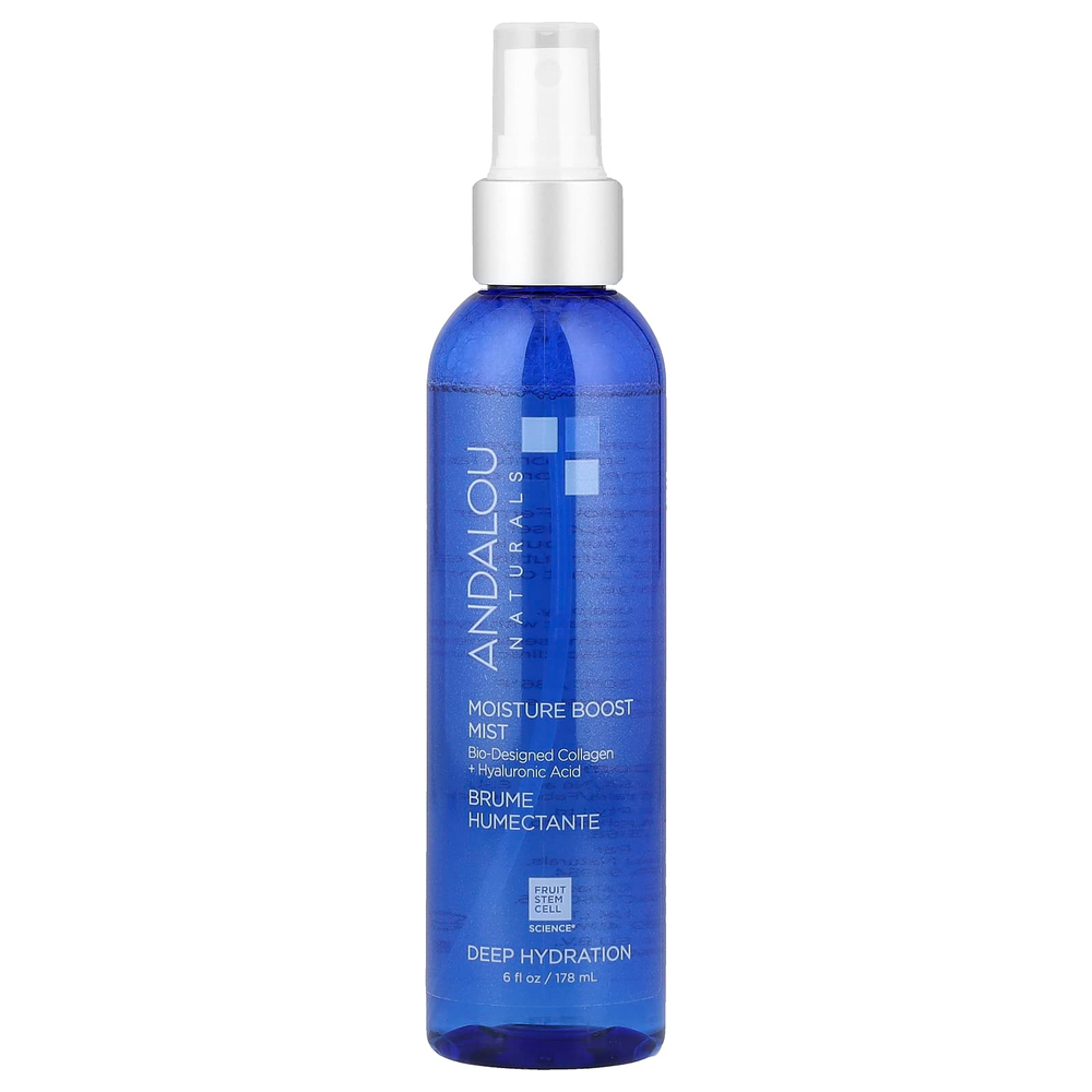 Andalou Naturals, Увлажняющий спрей, глубокое увлажнение, 178 мл (6 жидк. унц.)