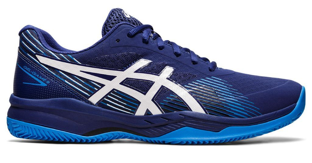 Мужские кроссовки теннисные Asics Gel-Game 8 Clay/OC - dive blue/white