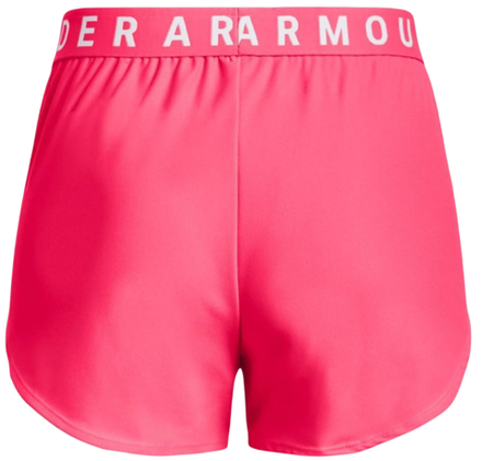 Женские теннисные шорты Under Armour Women's UA Play Up Shorts 3.0 - pink shock/white