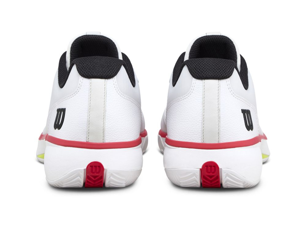 Мужские кроссовки теннисные Wilson Rush Lite 5 Clay - white/black/infrared