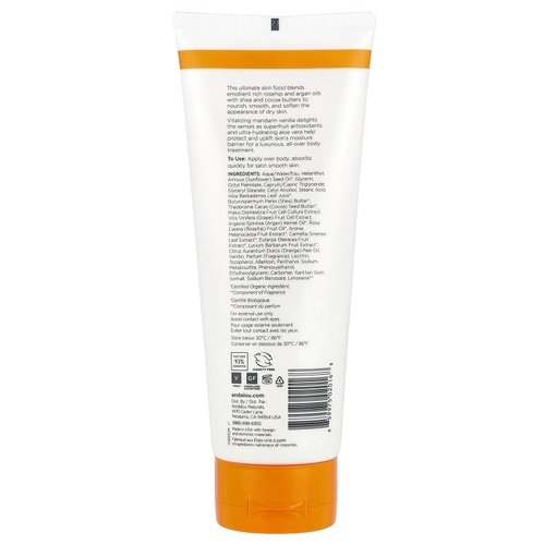 Andalou Naturals, лосьон для тела, с ароматом мандарина и ванили, 236 мл (8 жидк. унций)
