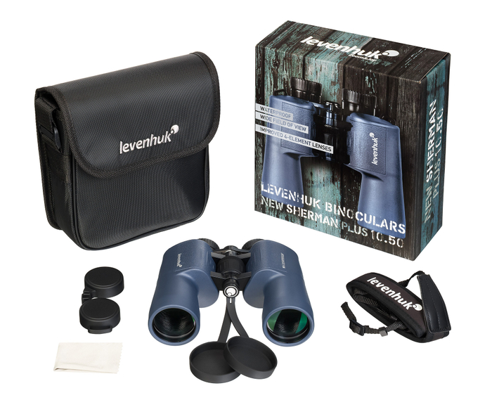 Бинокль Levenhuk New Sherman PLUS 10x50