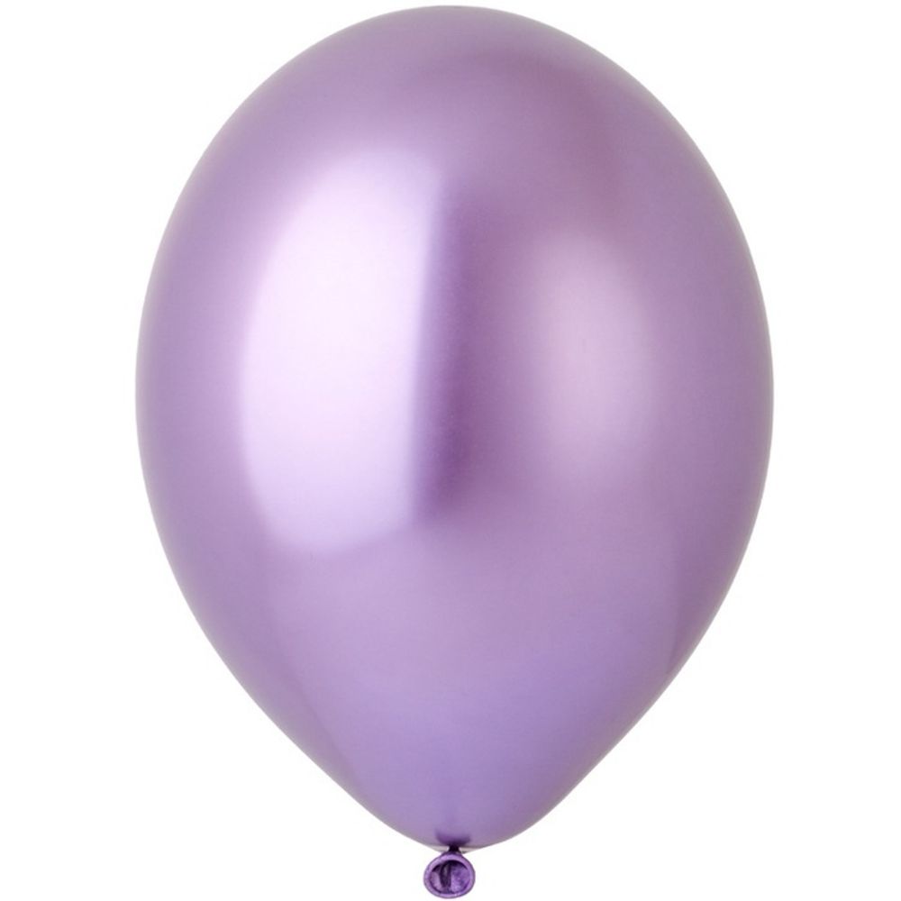 Воздушные шары Belbal, хром 602 фиолетовый, 50 шт. размер 14&quot; #1102-2303