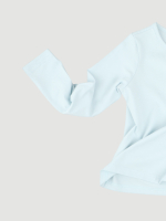 Лонгслив для девочки Mjölk White Blue, уценка