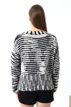 МК Джемпер Зебра, FORESTA от O’YARN