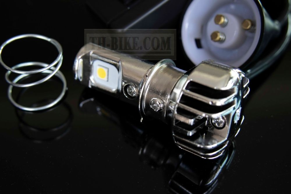 T19 LED bulb. Hi-Low beam. 40W, DC-AC 9-18V. Made in Thailand.
