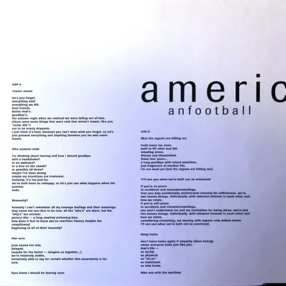 American Football – American Football - Smoke Blue LP