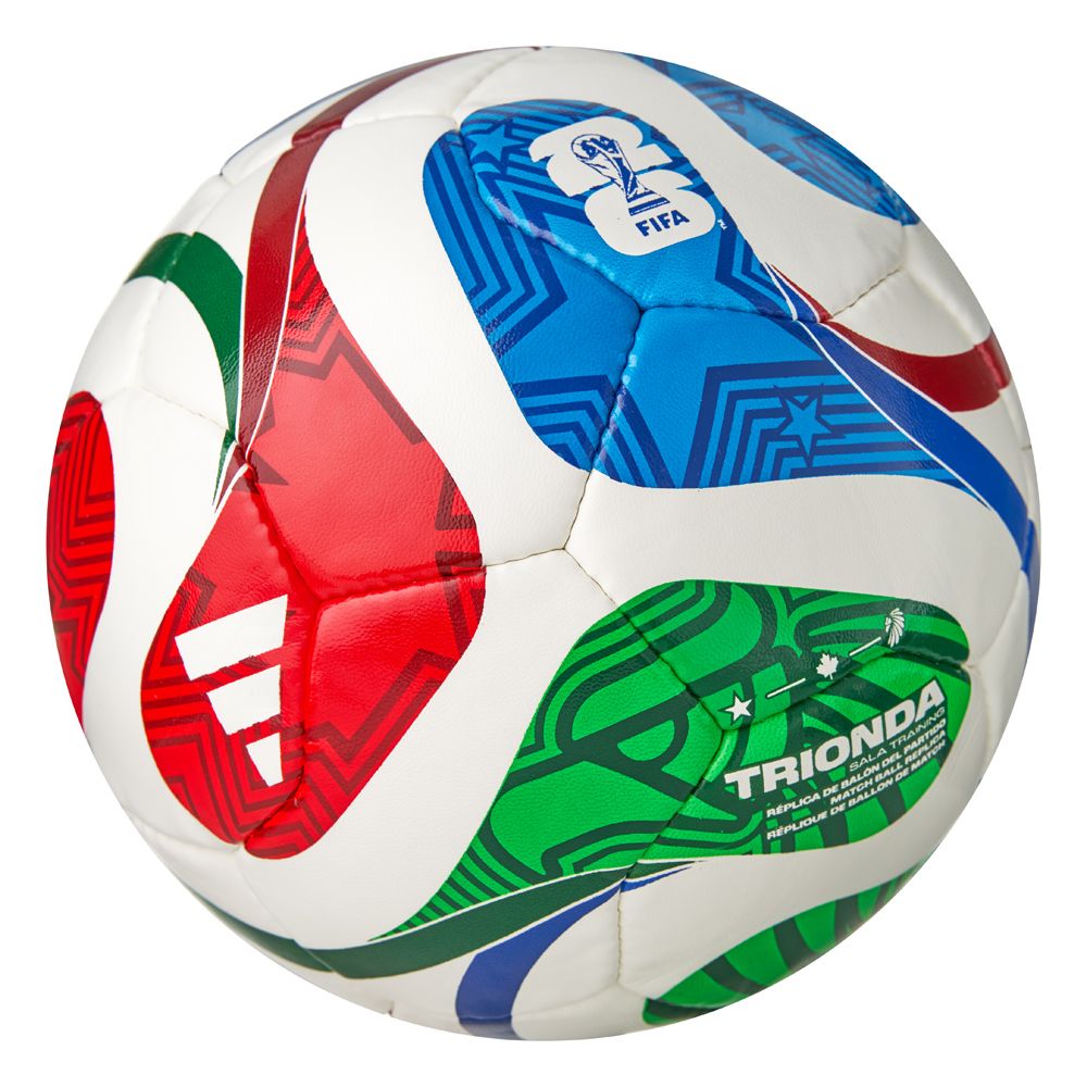 Мяч футзал. ADIDAS WC26 Trionda Training Sala, JD8048, р.4, 18п, ПУ, ручная сш, мультиколор