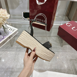 Gucci Horsebit Flatform Sandal