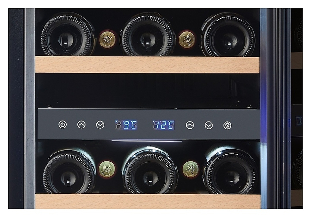 Винный шкаф Cellar Private CP027-2T серебристая дверь