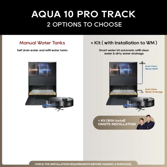 Dreame Aqua10 ultra Track complete , черный