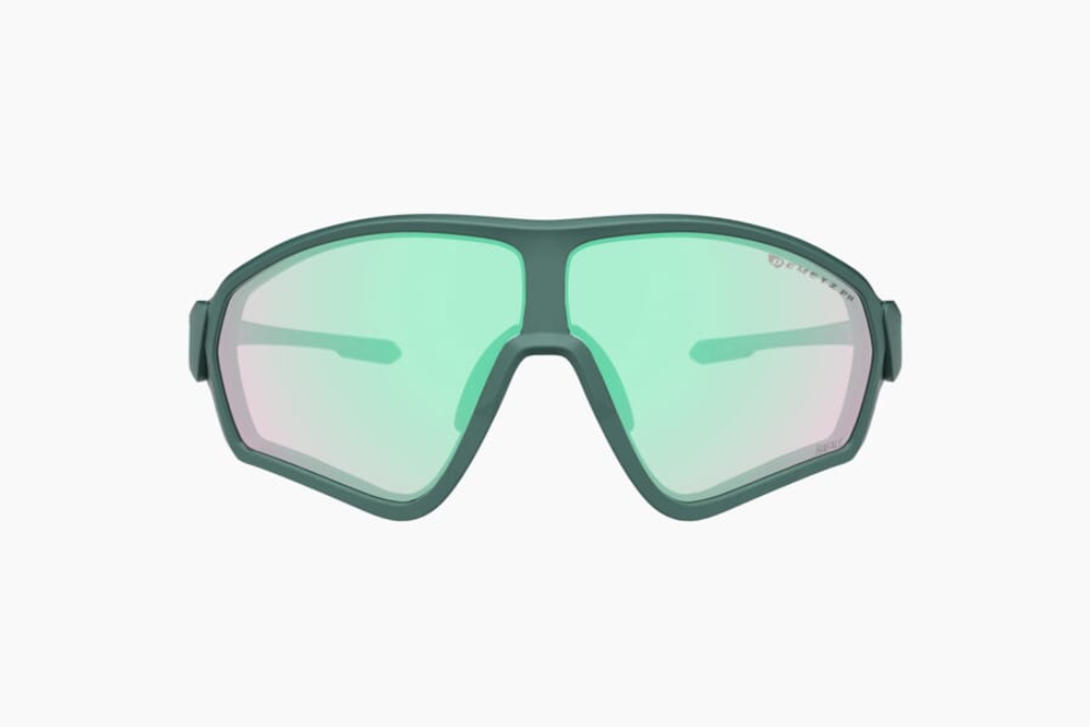 Спортивные очки Demetz W-Suit / Turquoise Matt / Dark Turquoise Matt V. Pink Photochromic Mirror Green Cat.1 To 3