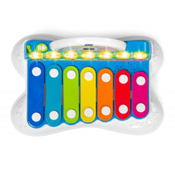 Chicco - Ксилофон Rainbow Cymbals 3 в 1 со светом и звуком 98191