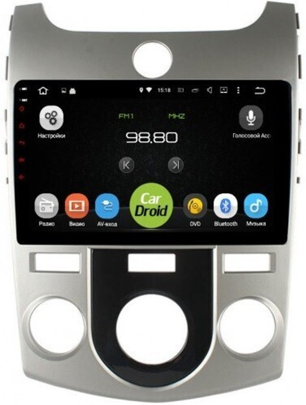 Магнитола для KIA Cerato 2 2008-2013 (кондиционер) - Roximo RM-2321M Android 12, 8-ядер, 4/64Гб, SIM-слот