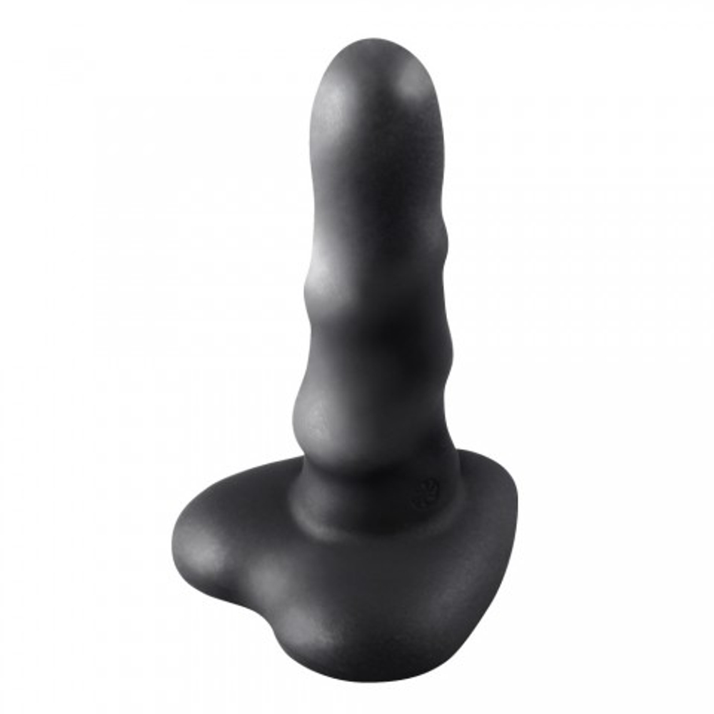 Нереалистичный дилдо Unicorn Mini Black (12,5*3,5 см)