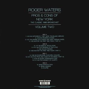 Roger Waters / Pros & Cons Of New York - The Classic 1985 Broadcast - Volume Two (Coloured Vinyl)(2LP)