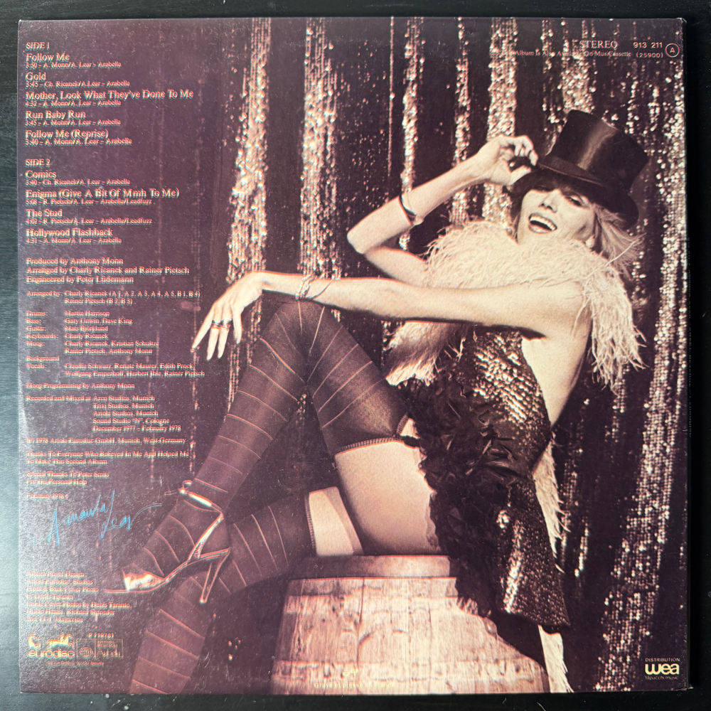 Amanda Lear ‎– Sweet Revenge (Франция 1978г.) Т