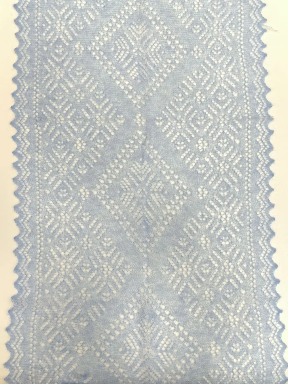 Оренбургский пуховый палантин А12040-04 голубой