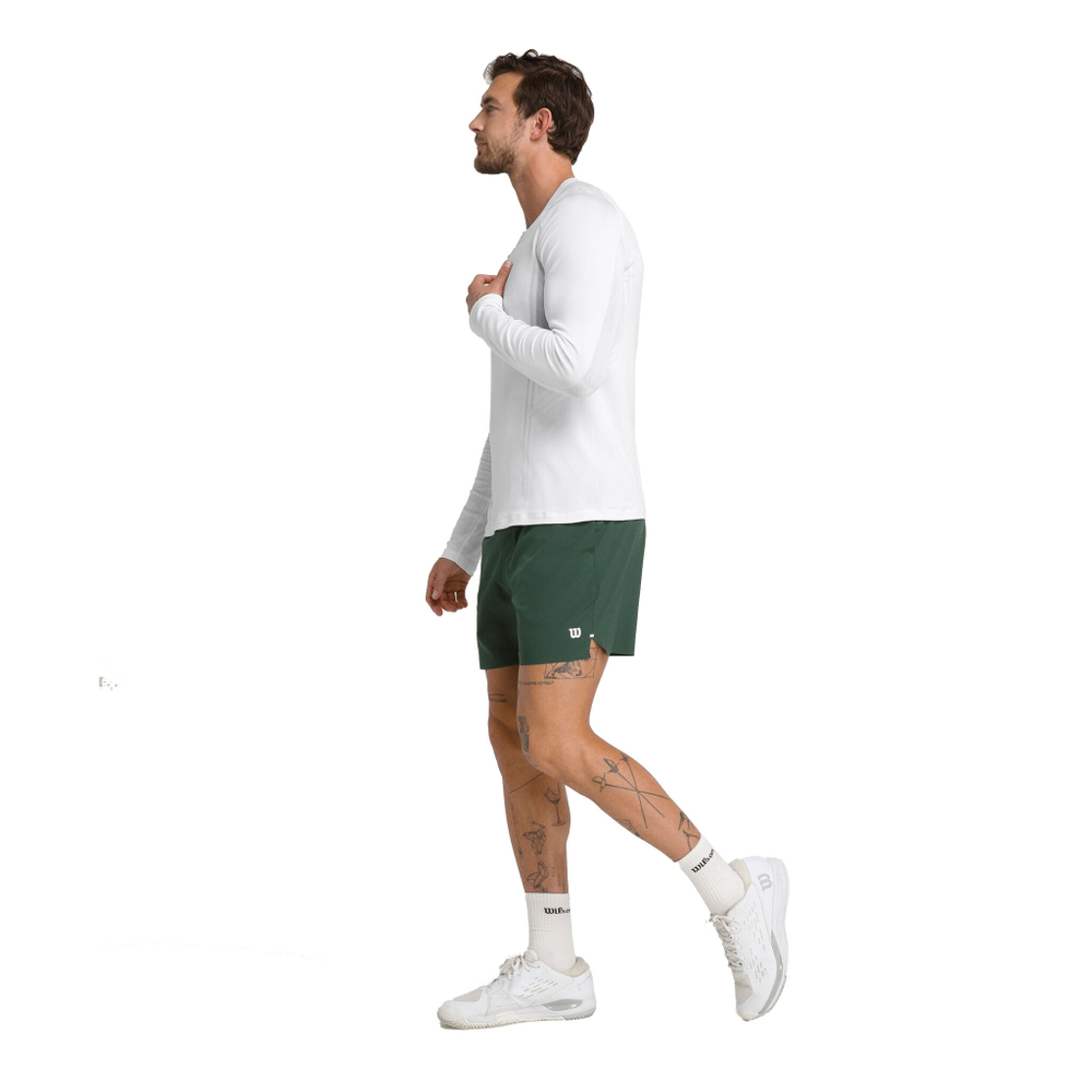 Мужские теннисные шорты Wilson Tournament 7in Shorts Men - Green