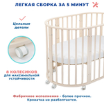 Кроватка ЗАЙКА 7 в 1 МАЯТНИК