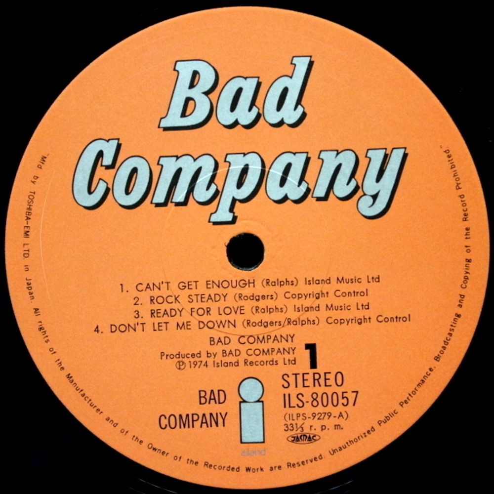 Bad Company / Bad Company (LP)