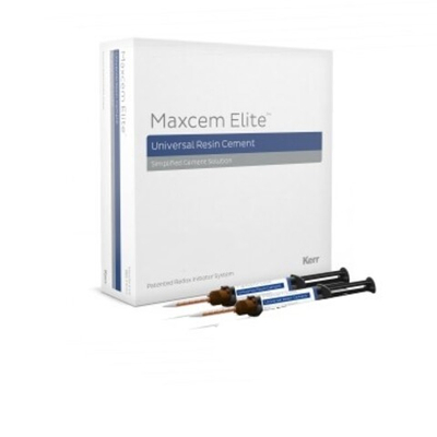 Maxcem Elite Value Kit-набор: Maxcem Elite шприц 2*5г. прозрачный; Temp-Bond NE шприц 11,7г; насадки
