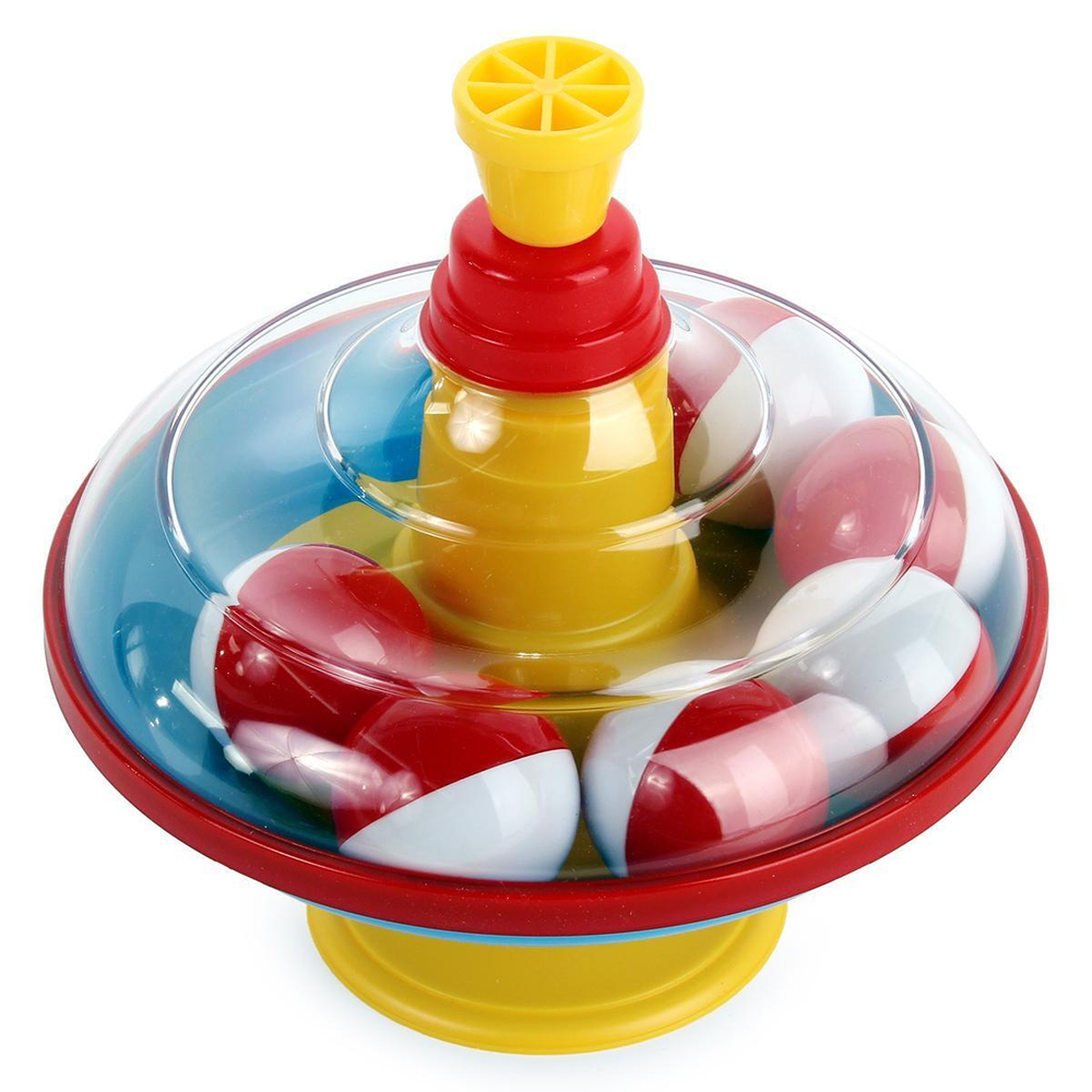 Юла большая с шариками 16см (Стеллар)