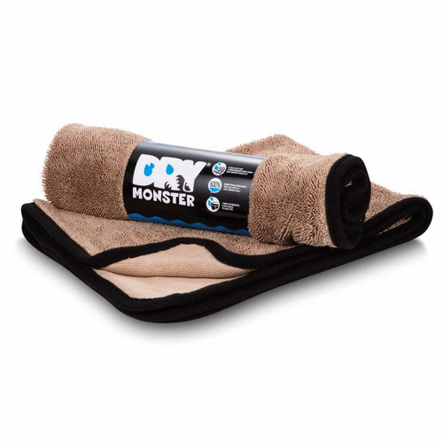 Микрофибра для сушки поверхности Dry Monster (50х60) Коричневая Standart