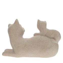 GAEM Фигурка декоративная "Кошка с котенком", L19 W9,5 H13 см